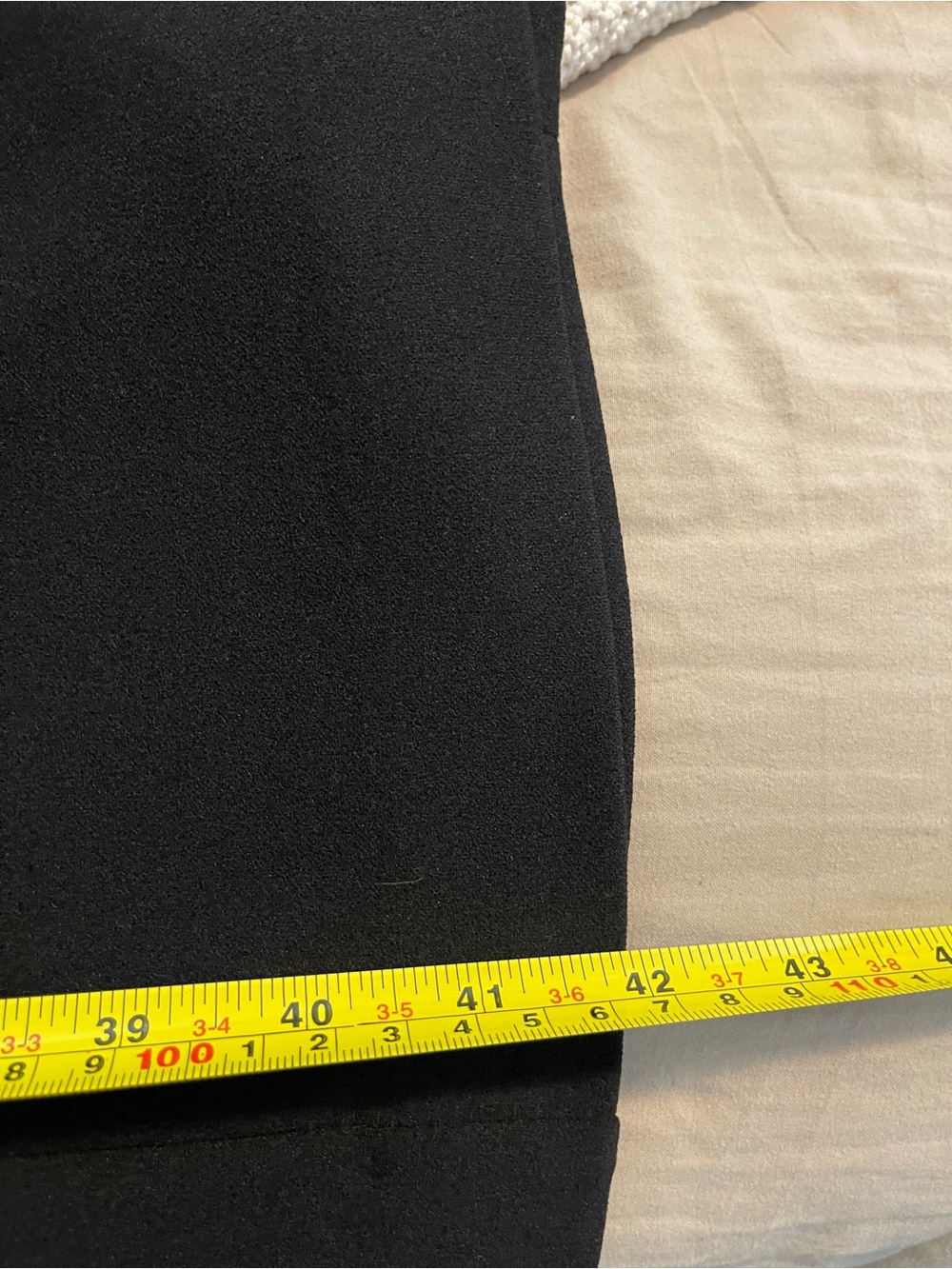 Calvin Klein Dress Womens 18W Black Midi Shift Flutter Sleeves Classic Chic Work - Picture 10 of 10